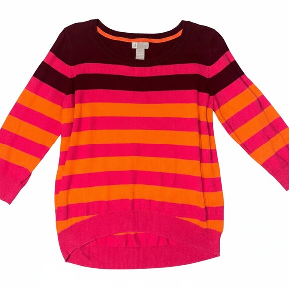 Modern Woman’s JCPenny Cashmere Stripe Sweater - Picture 1 of 8